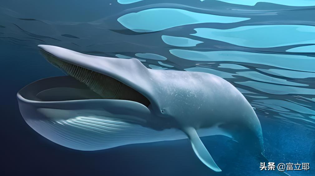 深海巨鲸有多可怕,蓝鲸10秒内就能吞下100吨的海水