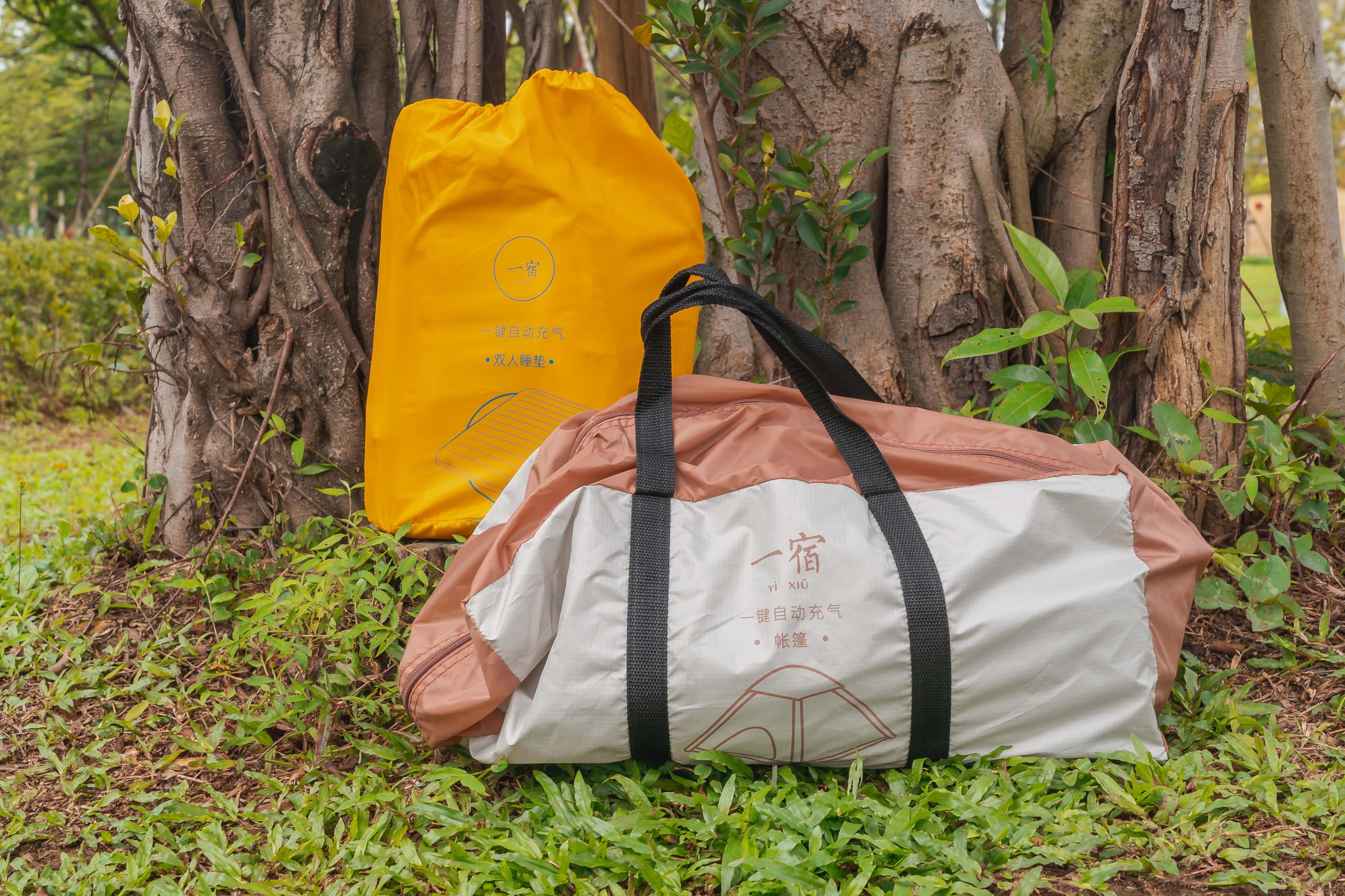 露营简易床垫,快速搭建的露营帐篷