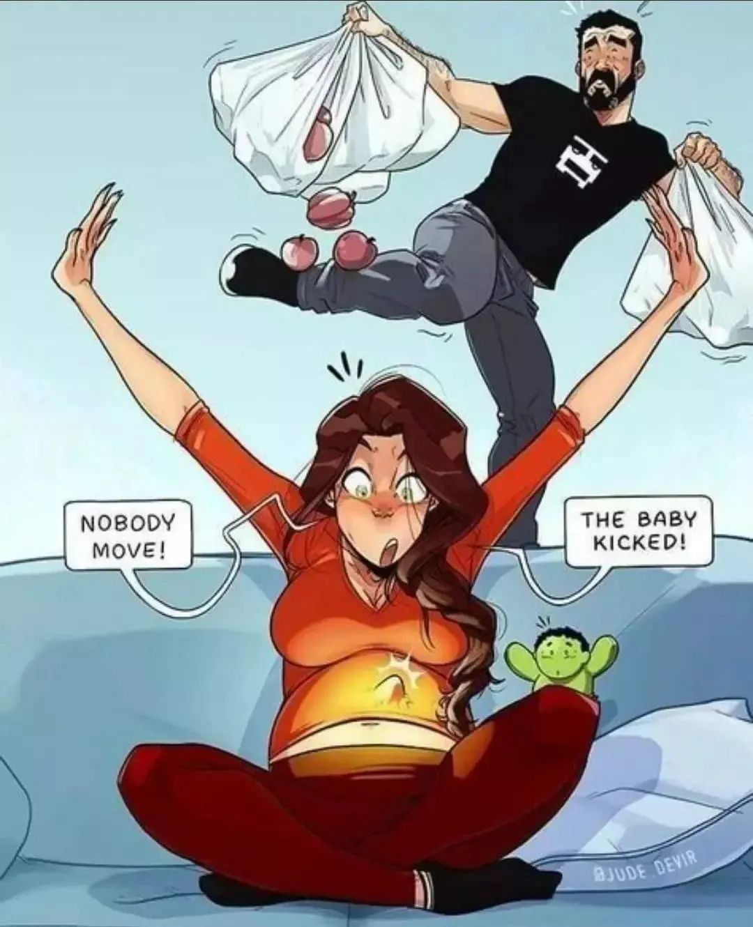 硬汉婚后画与“娇妻”鬼畜日常，被570万人在线围观，太甜腻了