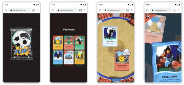 Google展示小游戏I/OFLIP，一款完全由生成式AI创作的卡牌游戏