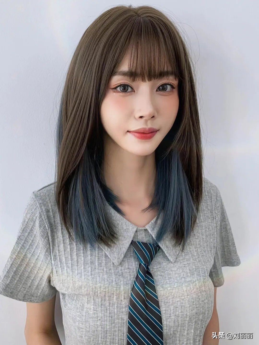 女发这样剪洋气还时尚千万别错过,女发中长发尾怎么剪柔和