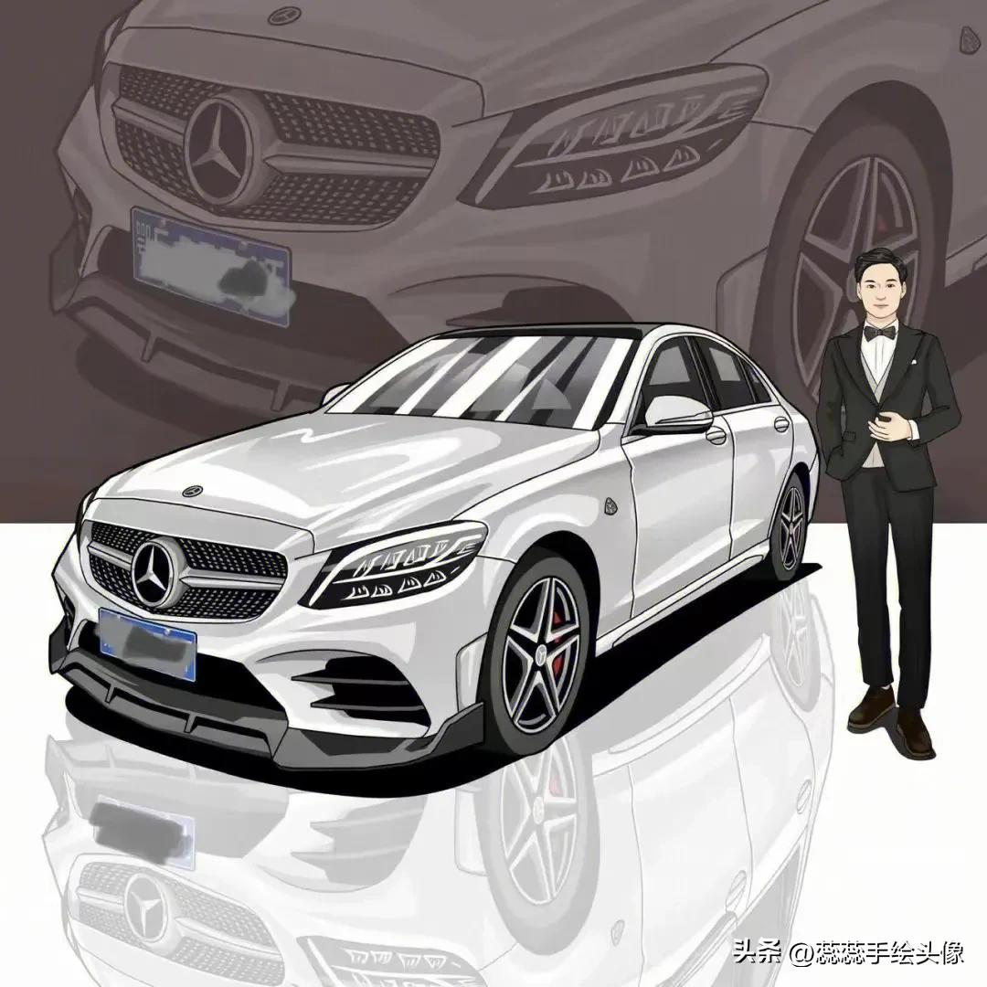 漫画头像做微信头像好吗,汽车漫画头像