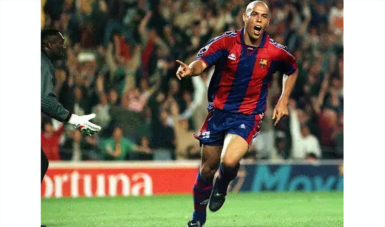 罗纳尔多巴萨连过7人,罗纳尔多一共进球