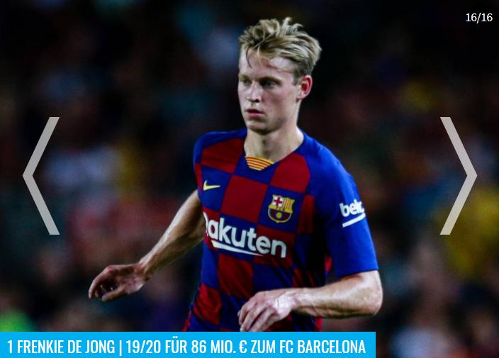 德转列足坛前锋转会费榜,德转最新身价切尔西