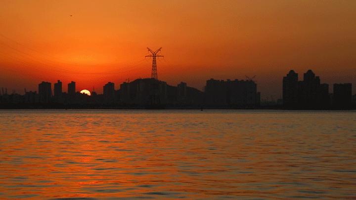 海湾公园看日落最好的地方,最美日落海滩打卡点