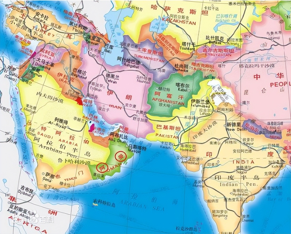 中东阿曼周边国家,阿曼中东最安全国家