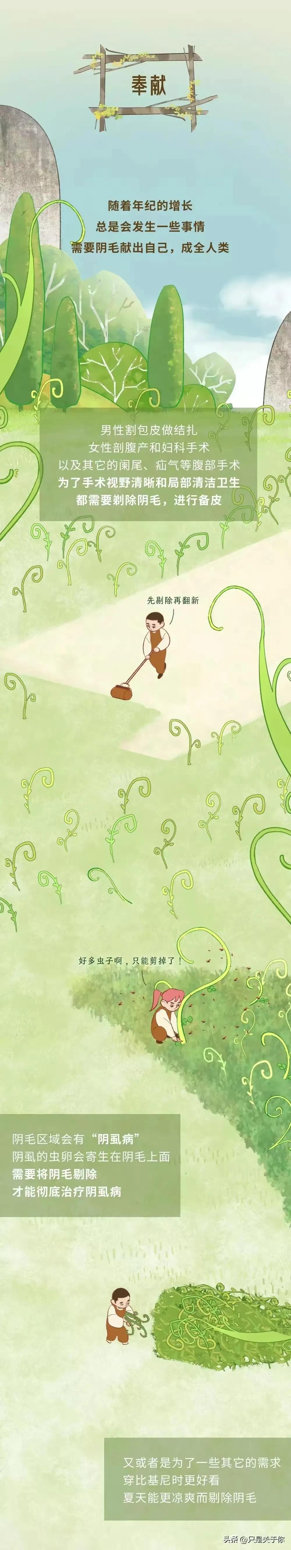 漫画：男女*处私**脱毛指导