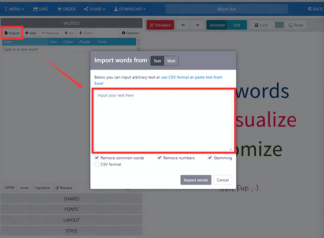 wordart文字云教程,word文字云生成器免费