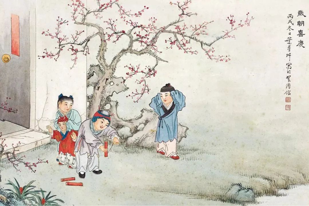 岁朝清供图都画的什么有什么寓意,中国文人画岁朝清供图