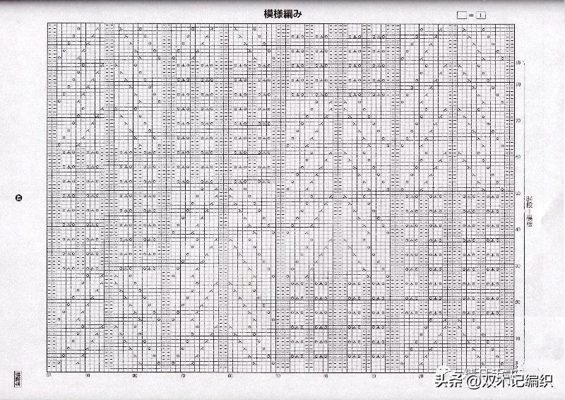 最近很火的镂空毛衣编织花样图解,斜款毛衣编织教程