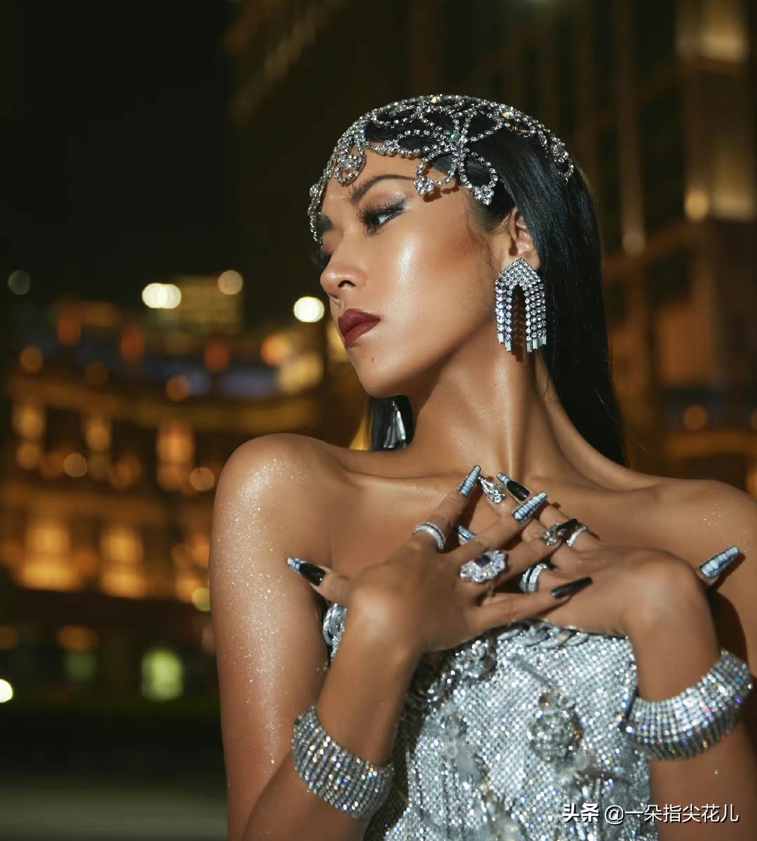 有脚美甲的女明星,女明星做美甲