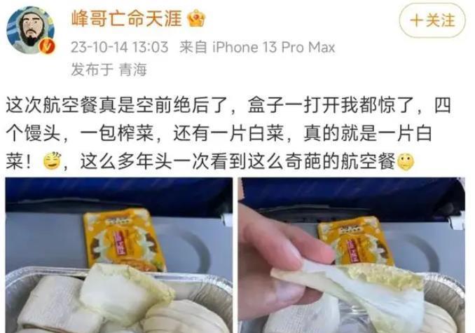 南航回应旅客遭员工辱骂,南航头等舱飞机餐吐槽视频