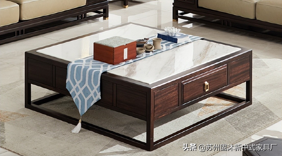 145平中式风格装修红木家具,145新中式三室二厅装修多少钱