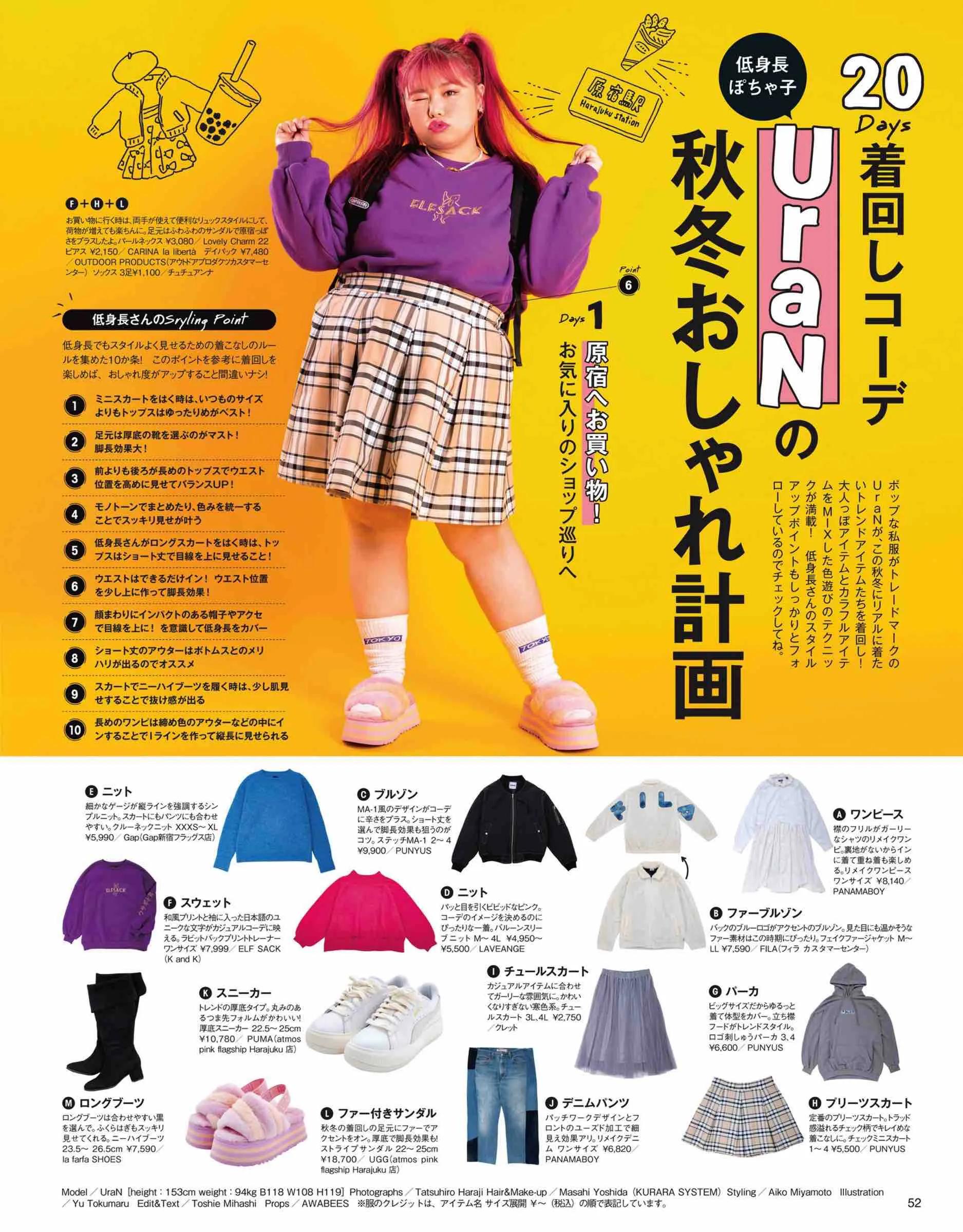 日本微胖女生时尚杂志《lafarfa》2022/1月刊