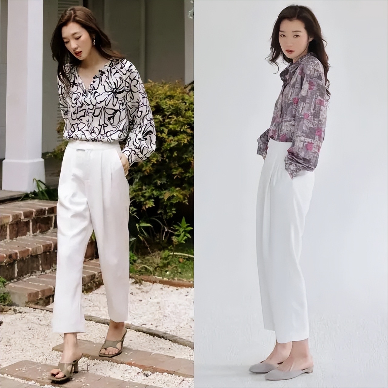 夏季牛仔裤雨天怎么穿好看,明线牛仔裤穿搭夏天