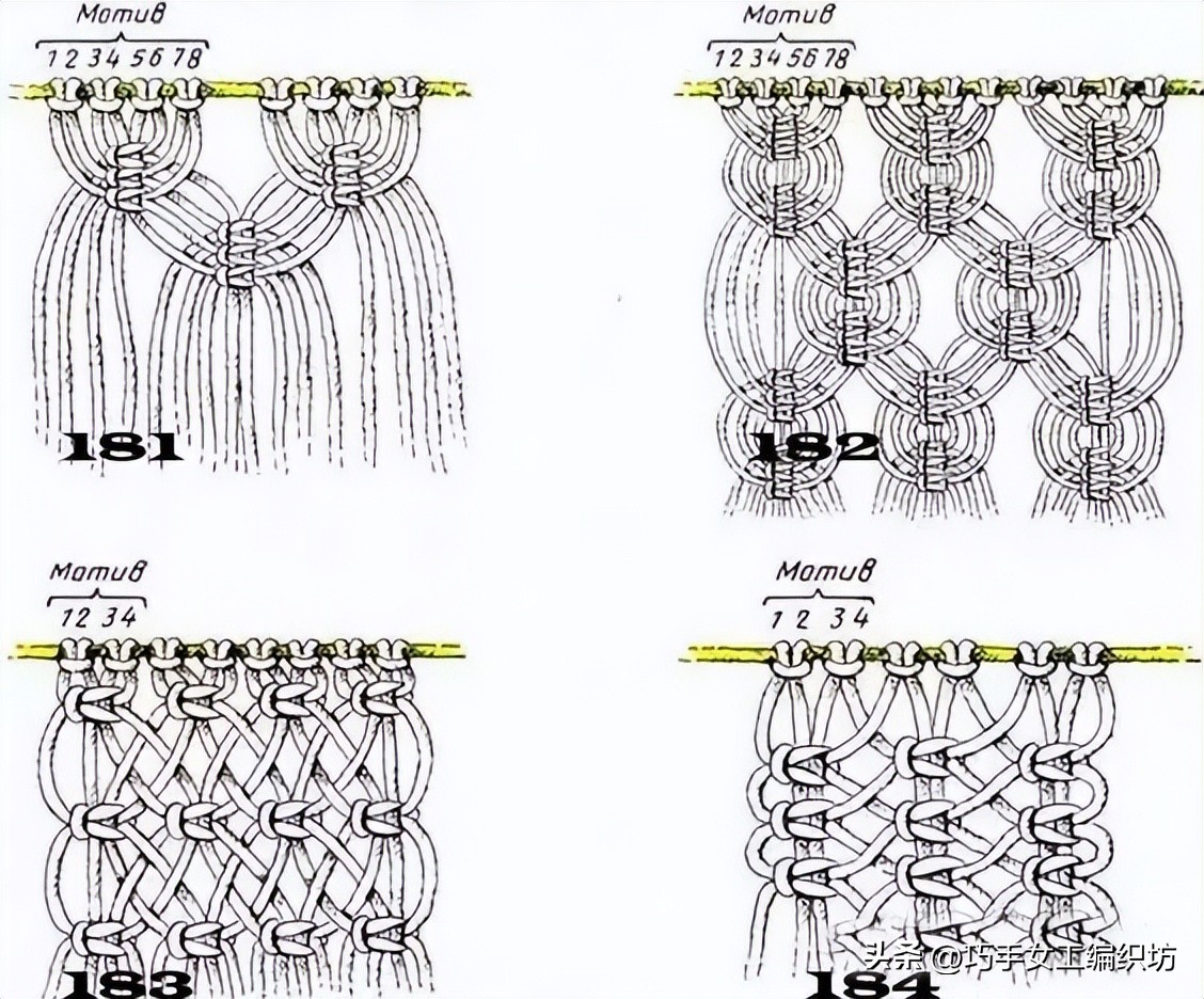 简单绳子编包包不用钩针,棉线绳编包包教程全过程