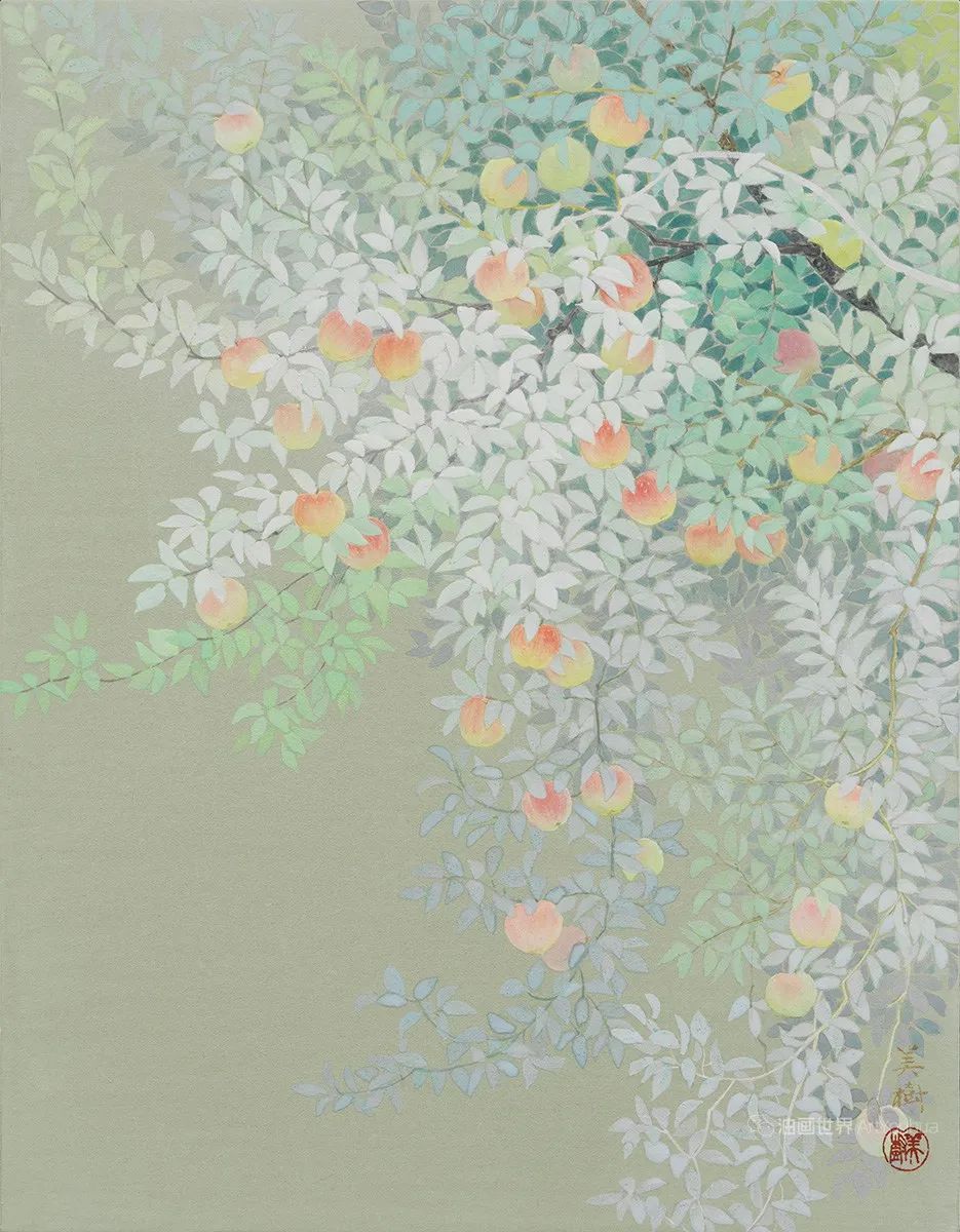 野地美树子手绘油画,日本画家奈良美智作品图