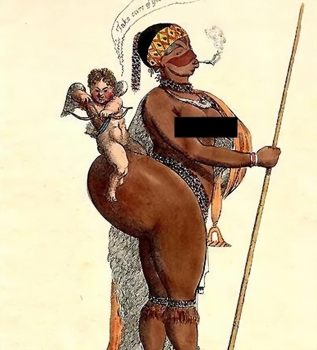 南非女孩巴特曼：被当做动物供欧洲人观赏，死后被制成标本