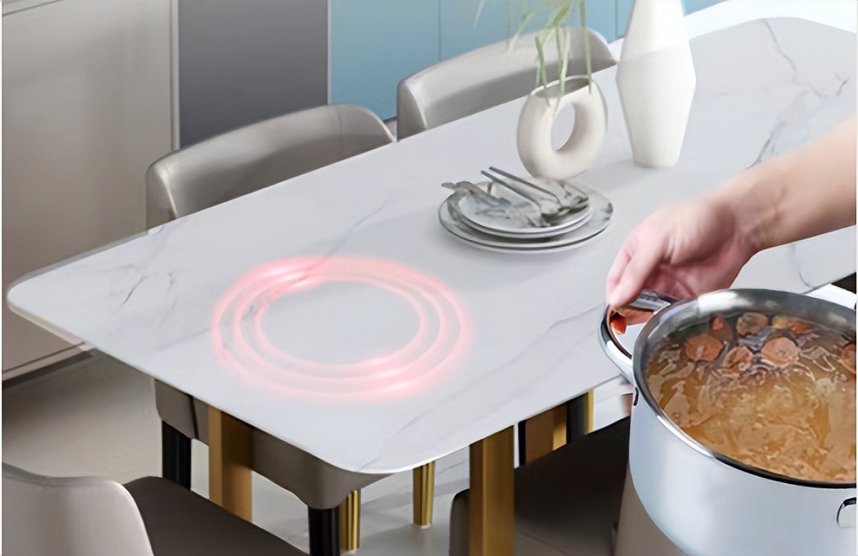 隐藏式隔空加热电磁炉,厨房台面隐藏式电磁炉