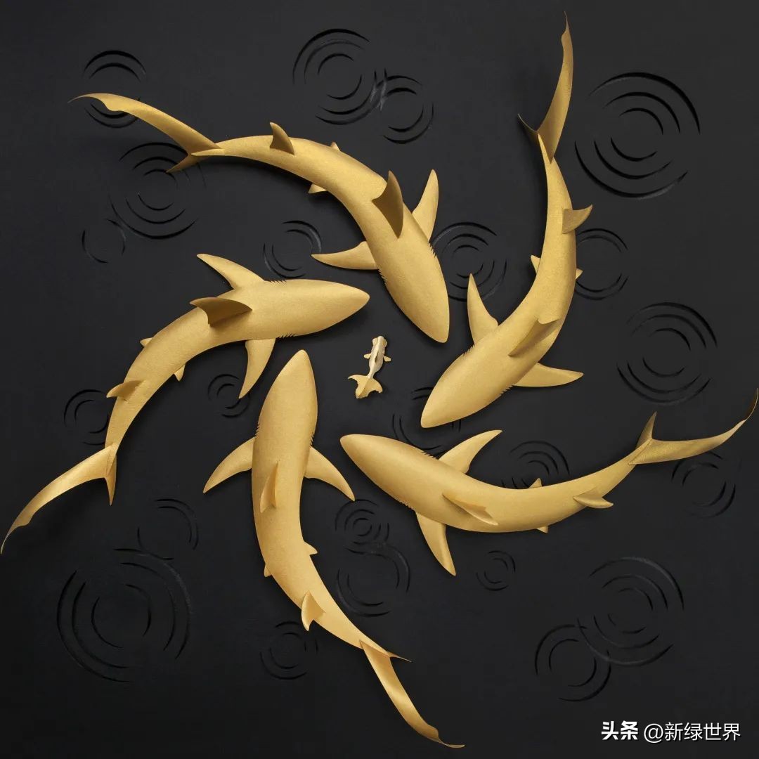 一组纸艺作品,令人惊艳的纸艺作品
