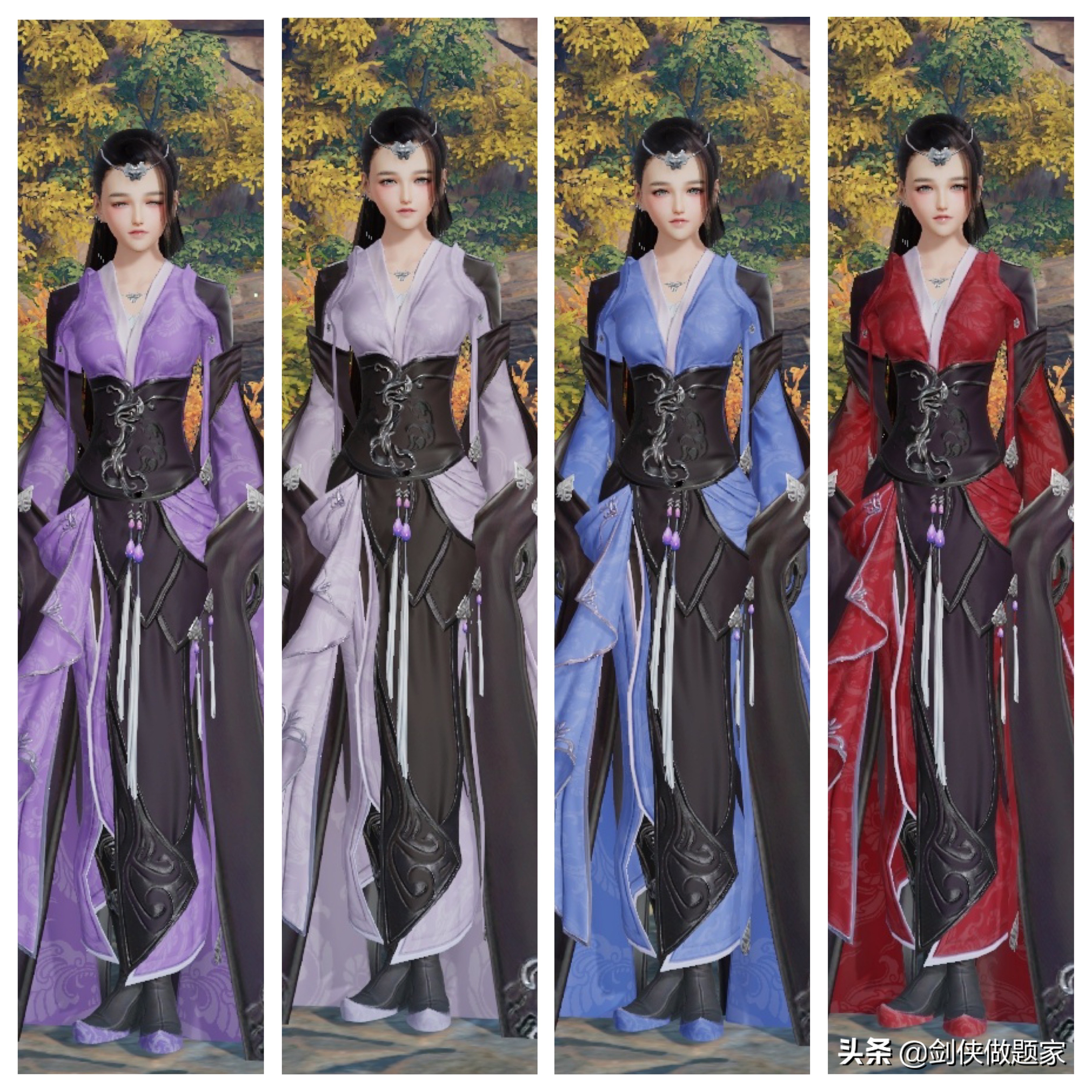 剑网3全职业校服大全,剑网三万花校服女