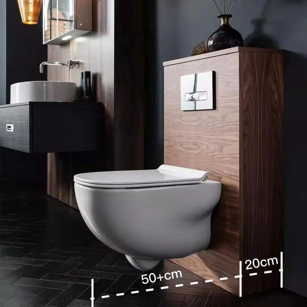 壁挂马桶可以装在空心砖上么,要多厚的墙才可以装壁挂马桶