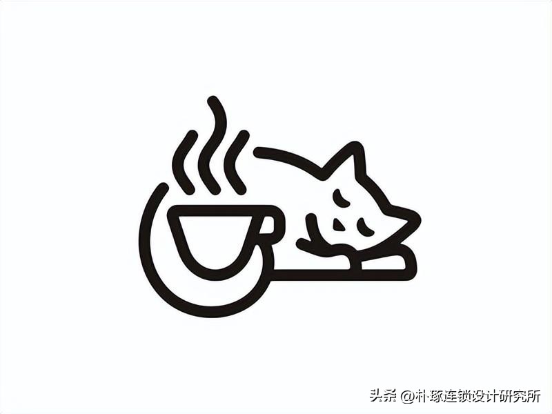 简约有特的杯子元素主题logo设计分享