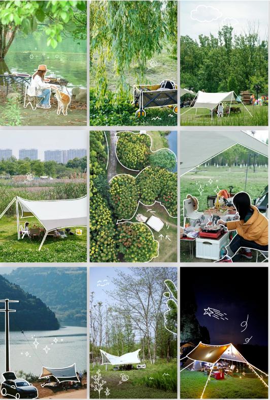 成都周边一日游露营烧烤好去处,成都周边春天适合野炊露营的地方