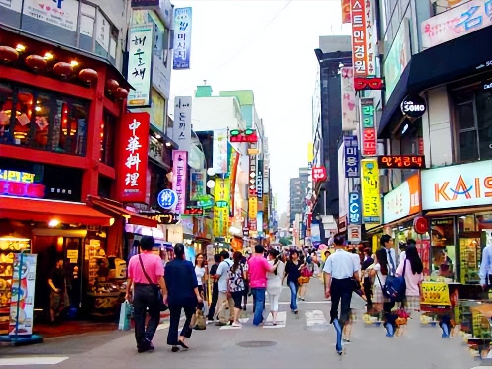 韩国旅游韩国酒吧街,韩国首尔旅游地图