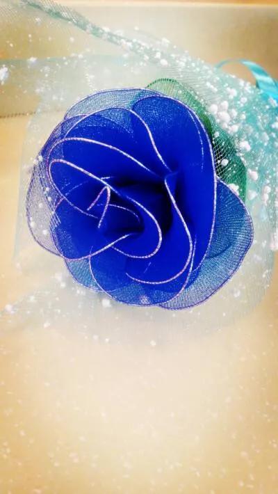 蓝色妖姬花束壁纸,花朵壁纸蓝色