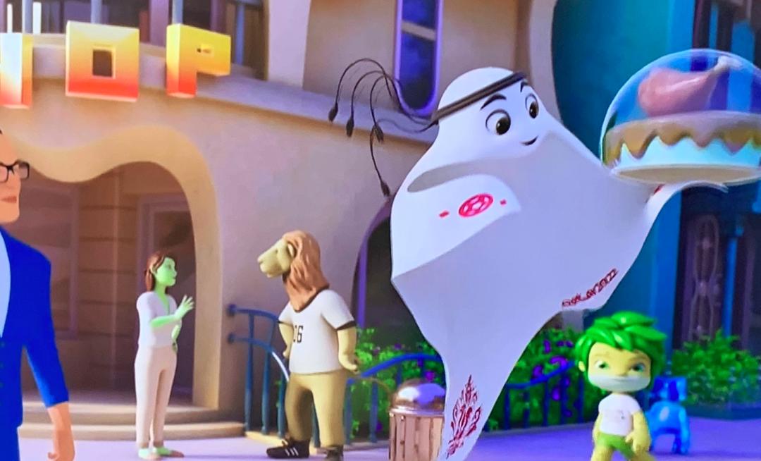 2022年世界杯会徽吉祥物高清图片,2022足球世界杯吉祥物图片