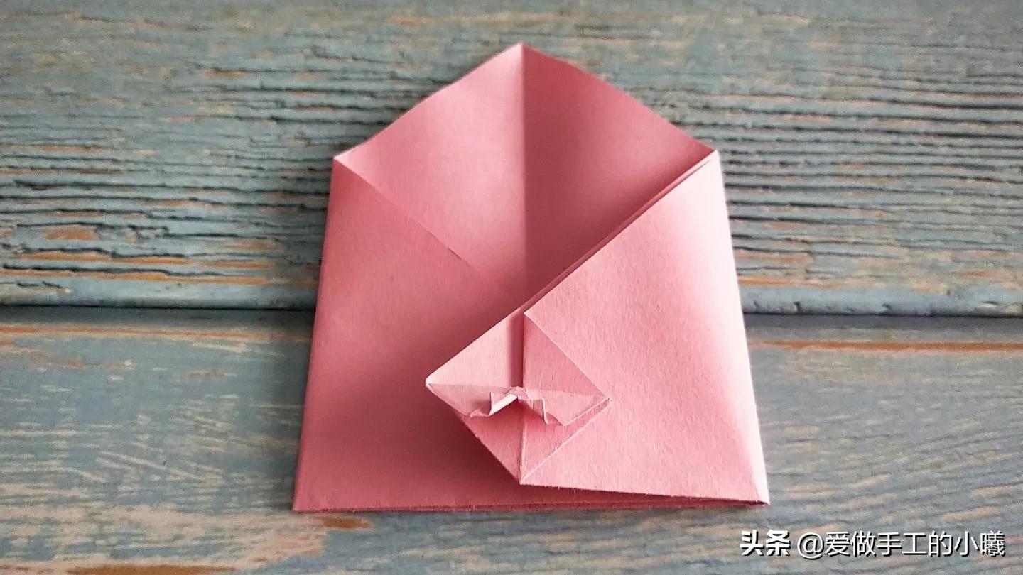 爱心信封折纸教程,爱心折纸信封