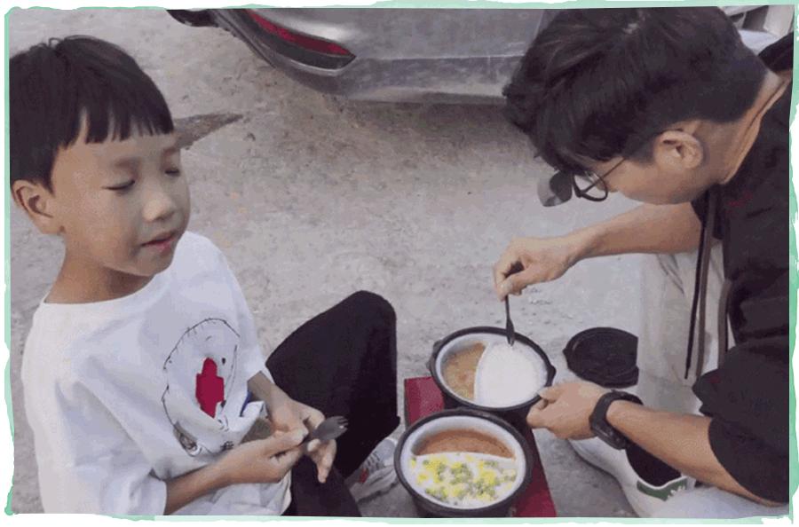 史上最苦亲子游，最惨时三人分一碗泡面！我为什么还要带年糕来？