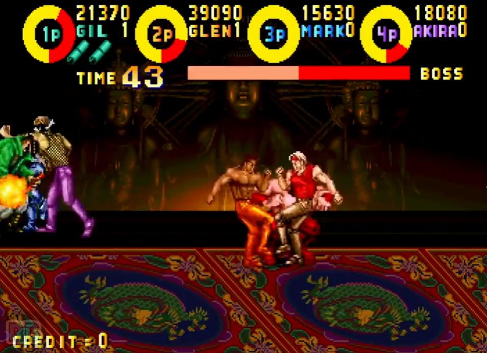 盘点街机四人玩的游戏,四人玩的街机游戏冷门