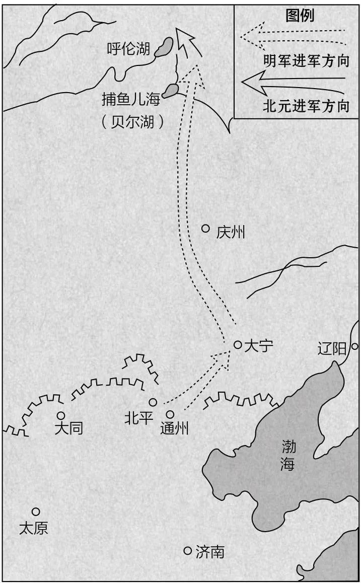北元灭亡之战,北元最后灭亡时间