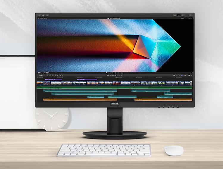 飞利浦27寸ips蓝光高刷显示器,飞利浦办公显示器