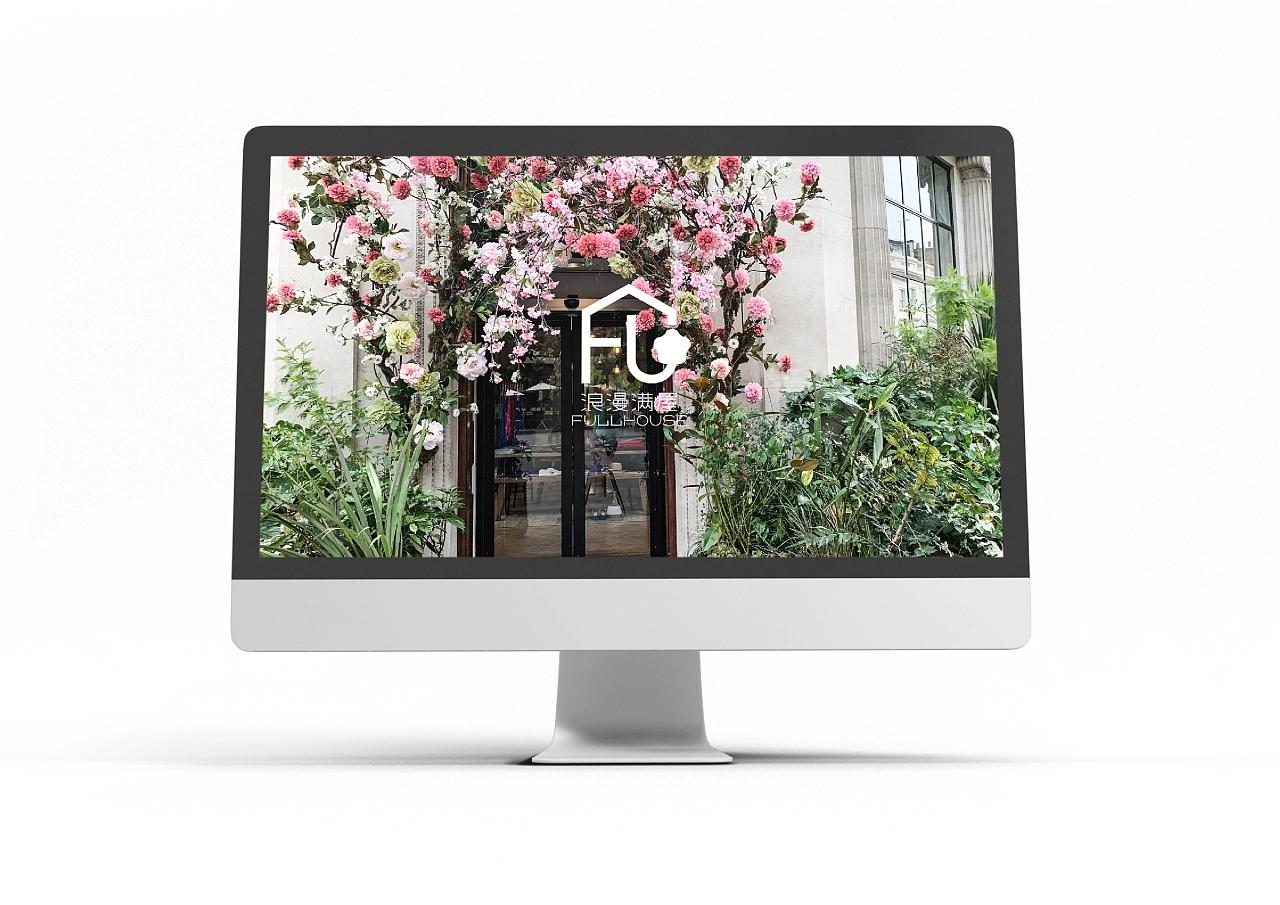 花店logo设计案例欣赏,一间花店logo设计理念