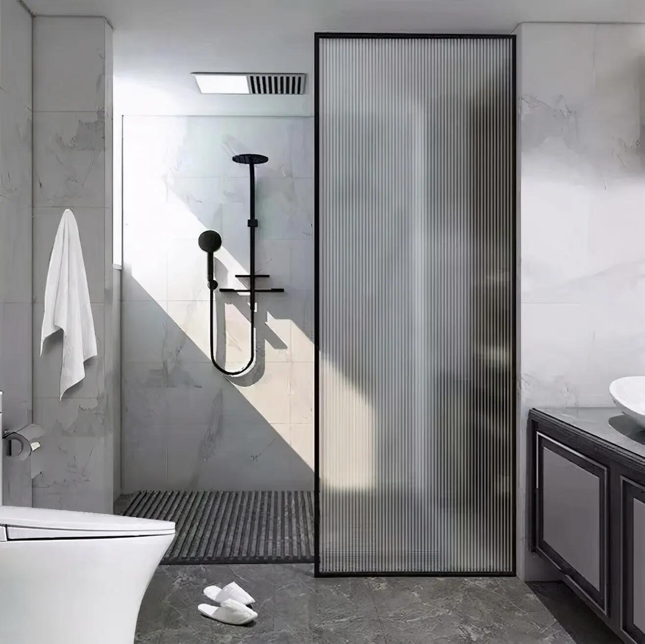 玻璃隔断设计高级感,设计改变生活极简玻璃隔断