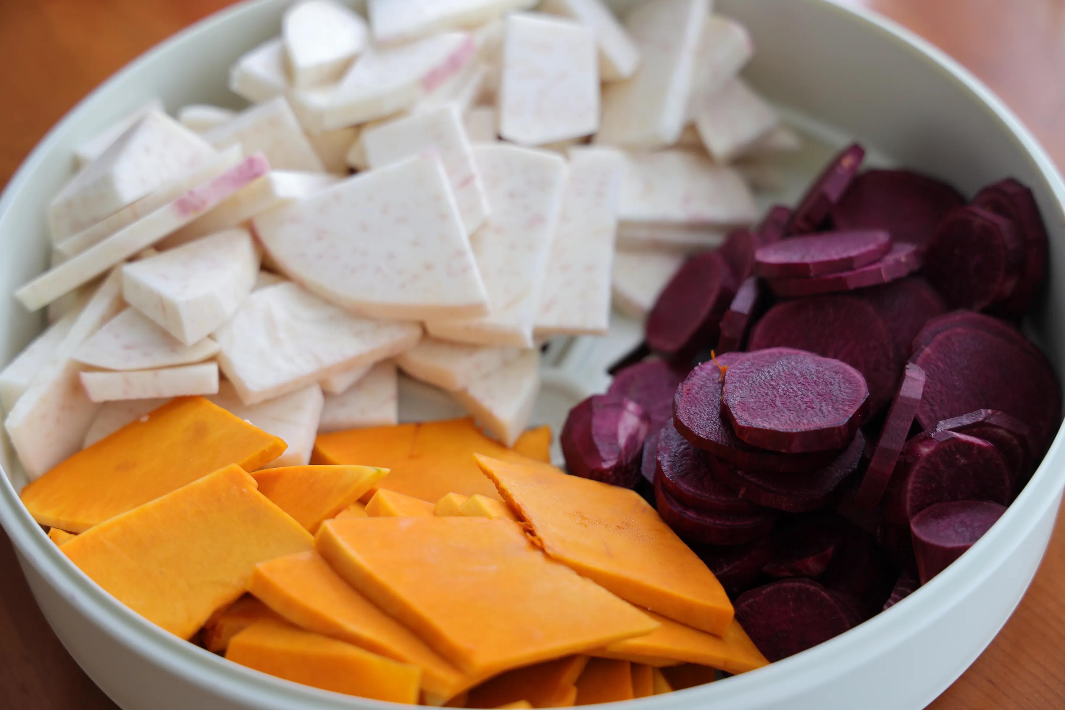 在家做的芋圆小甜品,甜品店里面的甜品怎么做