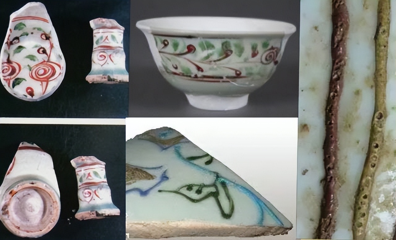 康熙民窑五彩瓷器松石绿釉特征,乾隆松石绿釉