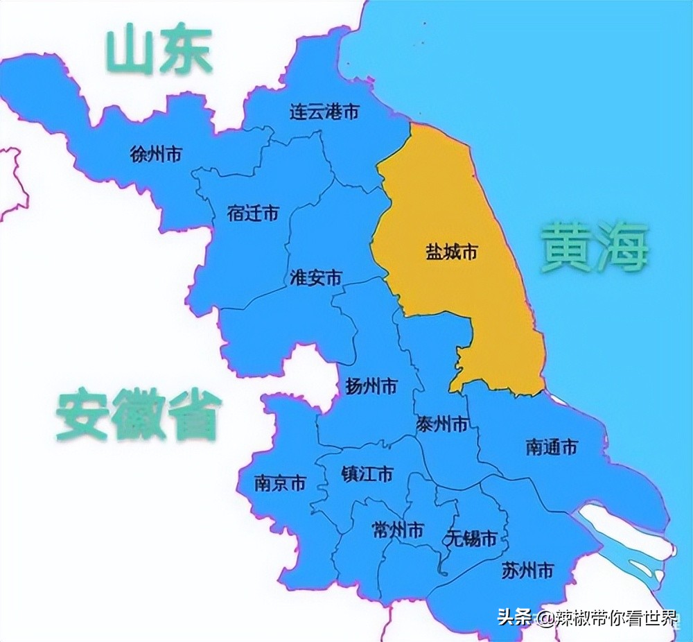 盐城最大的海边城市,盐城海岸线为何一直延伸