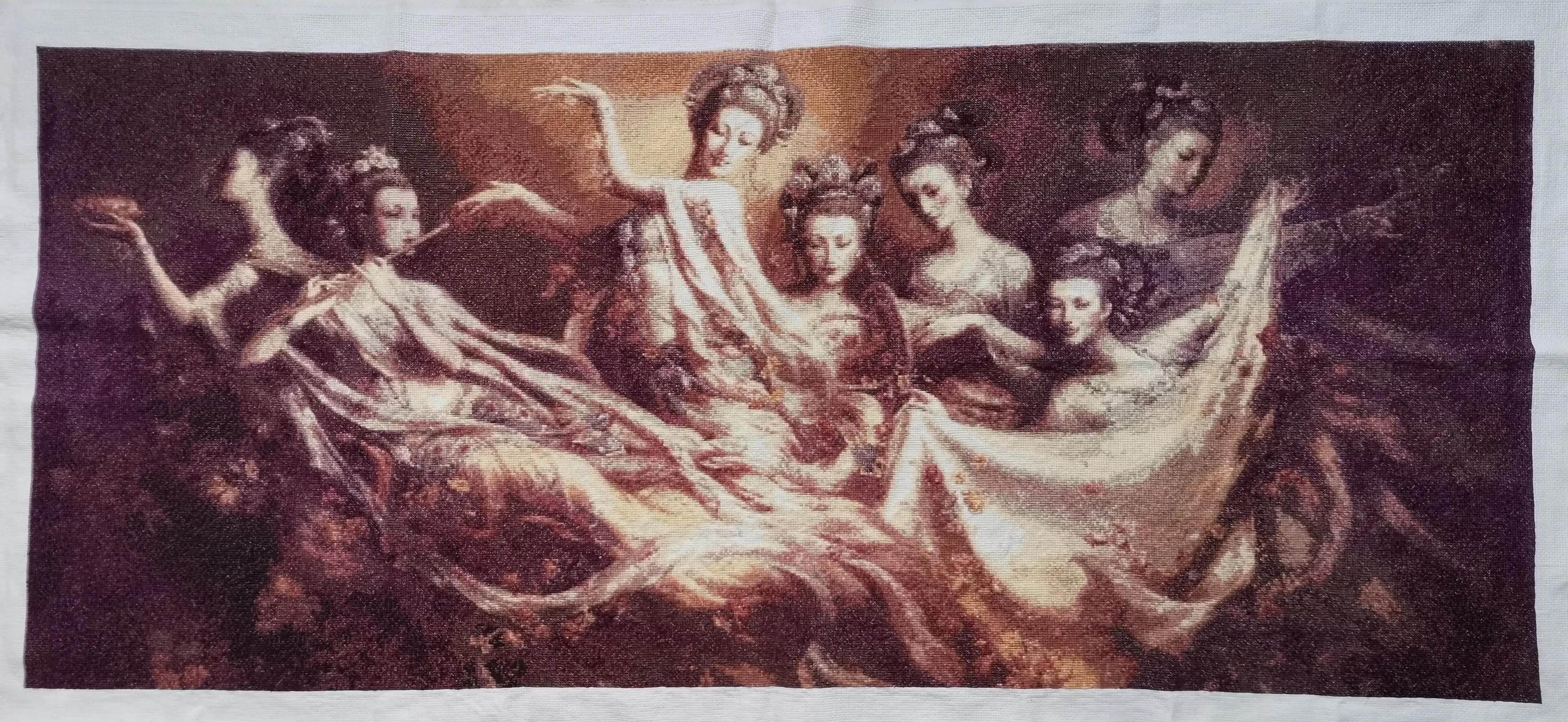 十字绣事字绣针法,十字绣事字勾边怎么绣