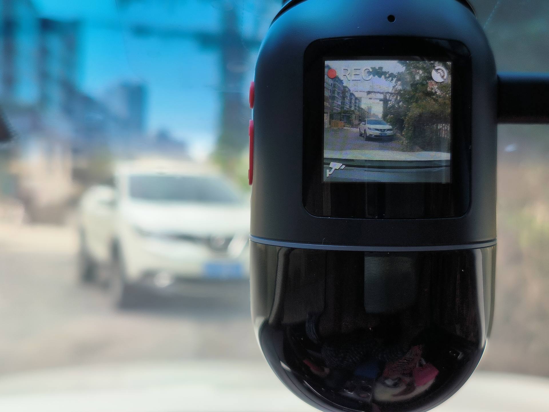 360度智能跟拍云台带支架,360度全景影像带环视行车记录仪