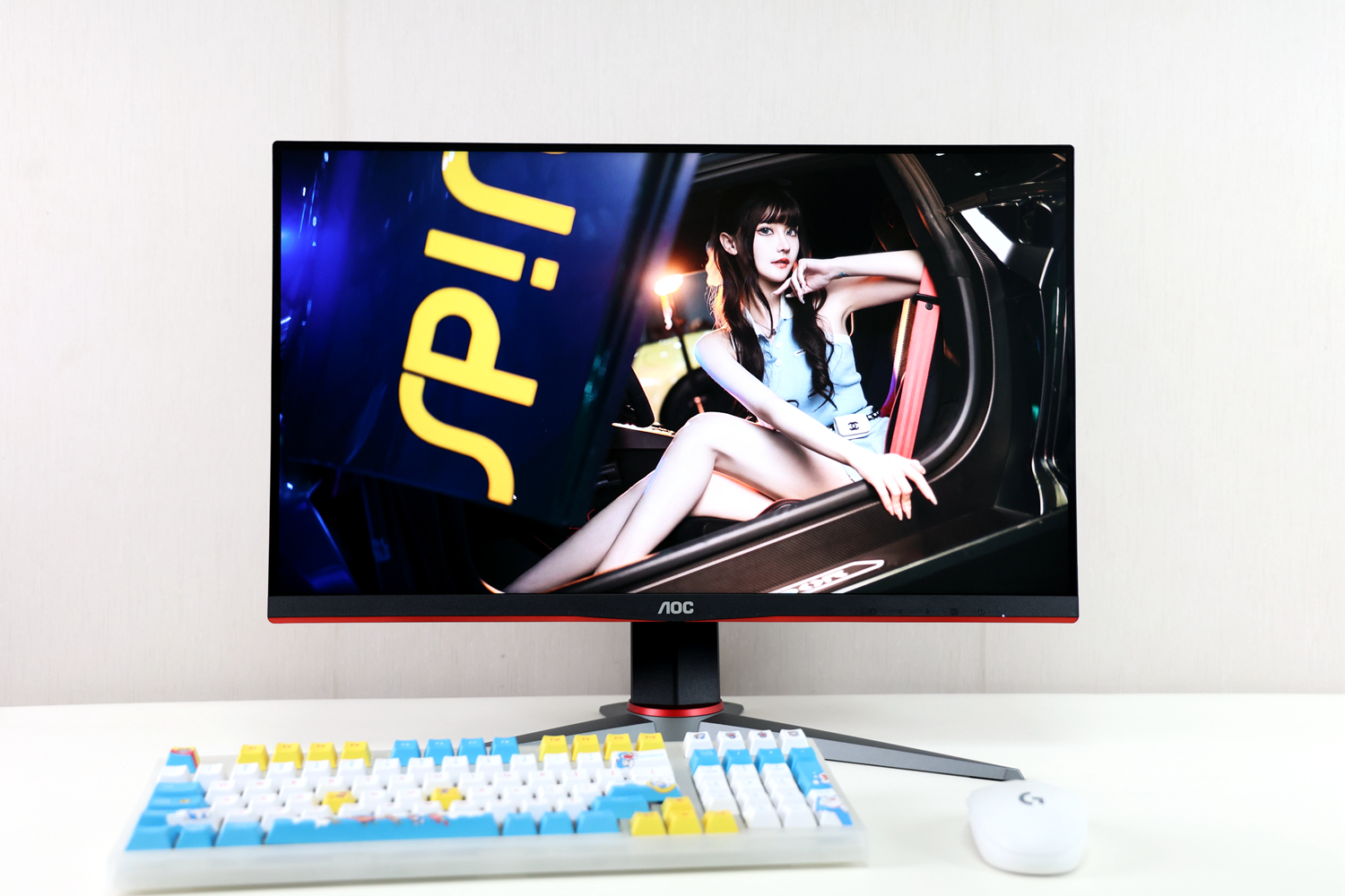 aoc显示器1080p小钢炮,小屏幕高分辨率的显示器