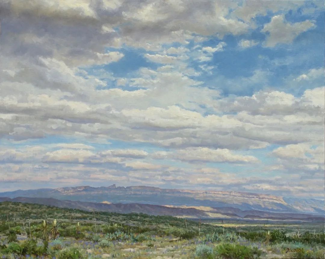 大师笔触生动的风景油画,视觉冲击力很强的风景油画图片