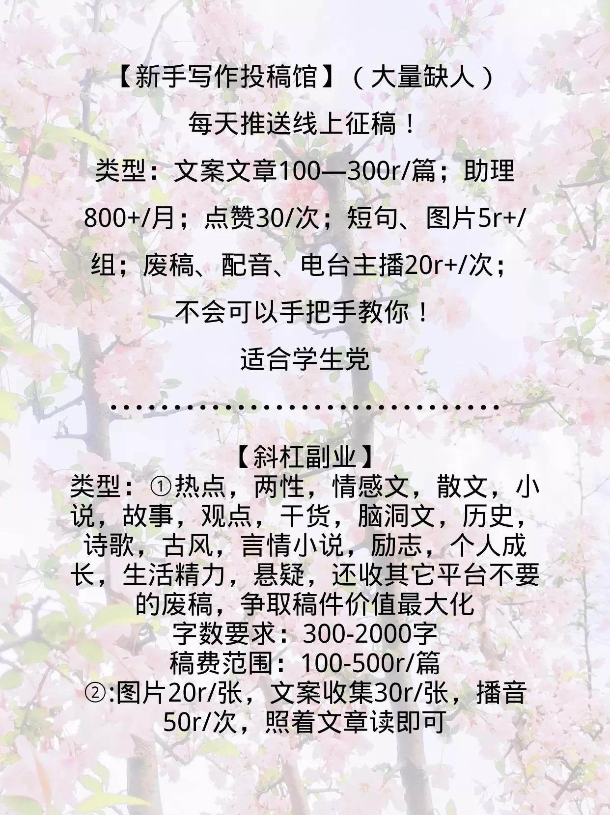 写作投稿正规平台流程,新手写作兼职投稿类平台