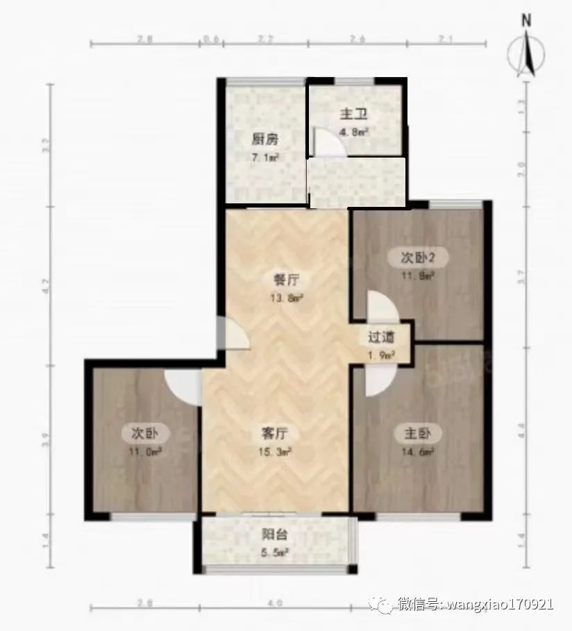 新场中粮首创禧瑞祥云叠墅108平,上海中粮首创禧瑞祥云租房户型图