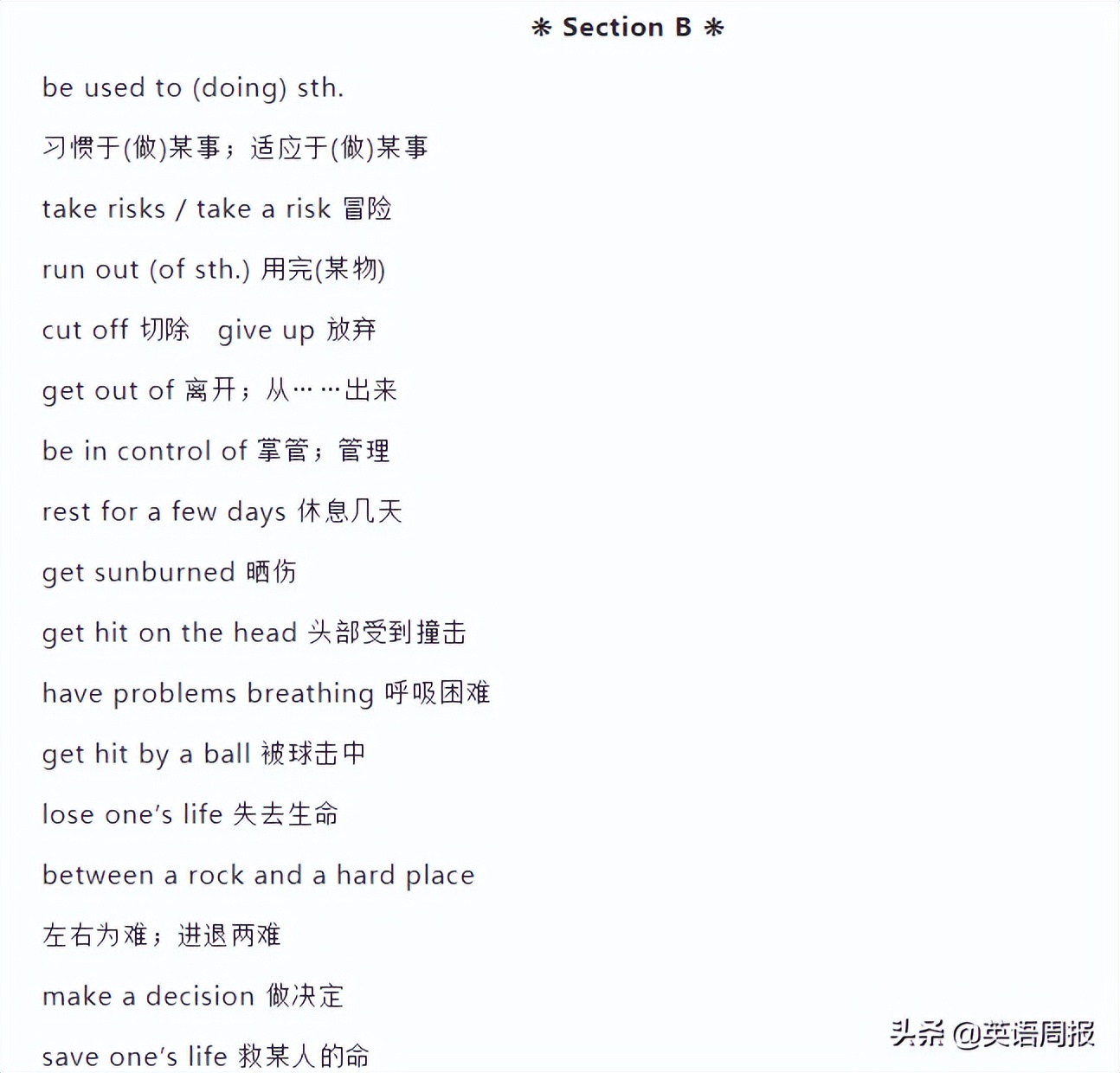 英语固定搭配短语大全初中,初中英语三年级重点单词和语法