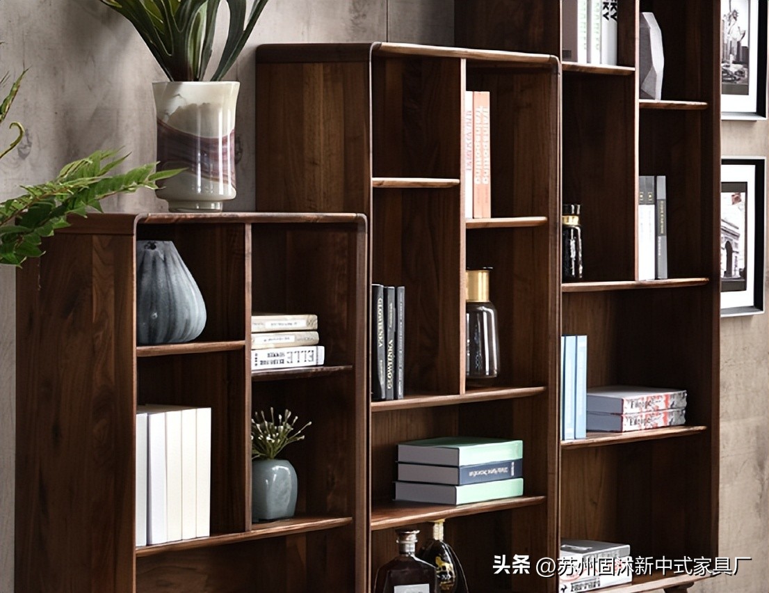 原木家具新中式空间,小户型全套原木家具风格
