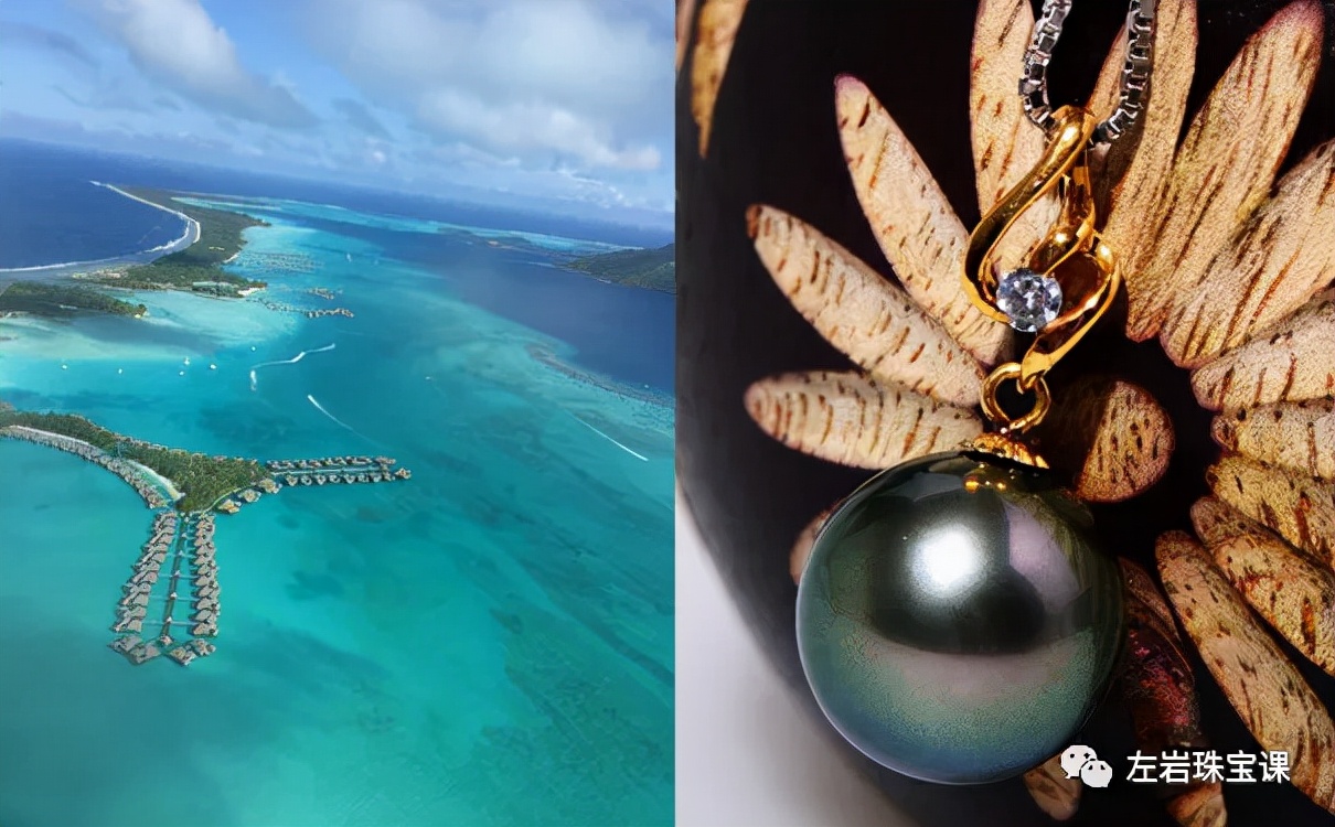 大溪地极强光珍珠鉴赏,优化过的大溪地黑珍珠